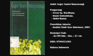Buku Geger Santet Banyuwangi