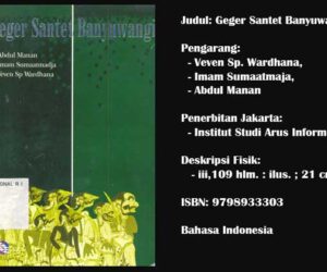 Buku Geger Santet Banyuwangi